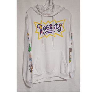 rugrats hoodie white size medium men